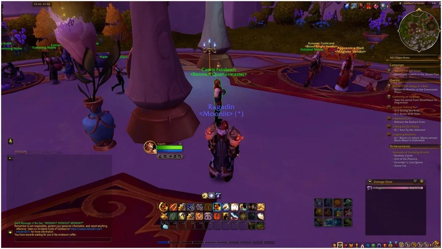 Silvermoon mount vendor UI