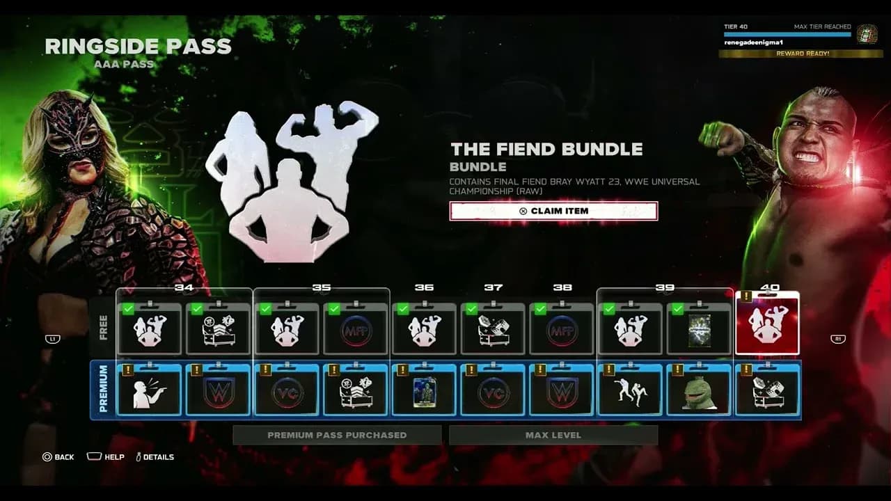 CM Punk Ripper Persona at Tier 40