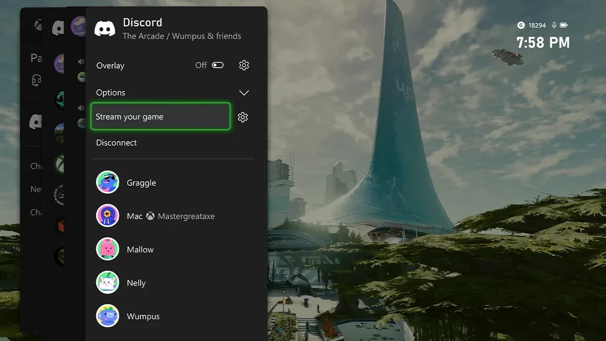 Xbox Series X home dashboard