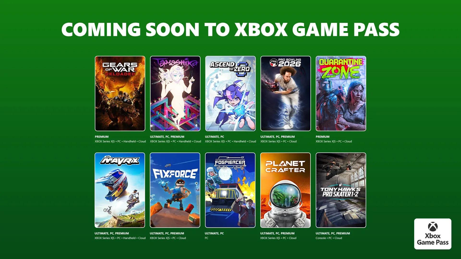 Coming to XBOX Game Pass: Tony Hawk's Pro Skater 1+ 2, The Planet Crafter, Palworld 1.0, and More - XBOX Wire