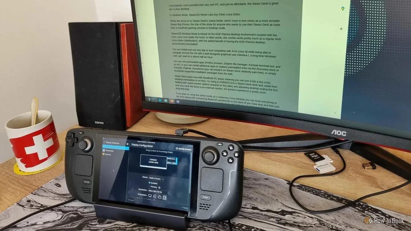 Steam Deck on external display