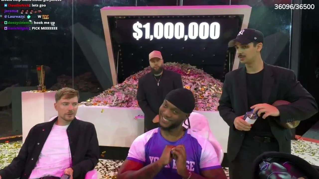 MR. BEAST STREAMER GAMES FINALE ...