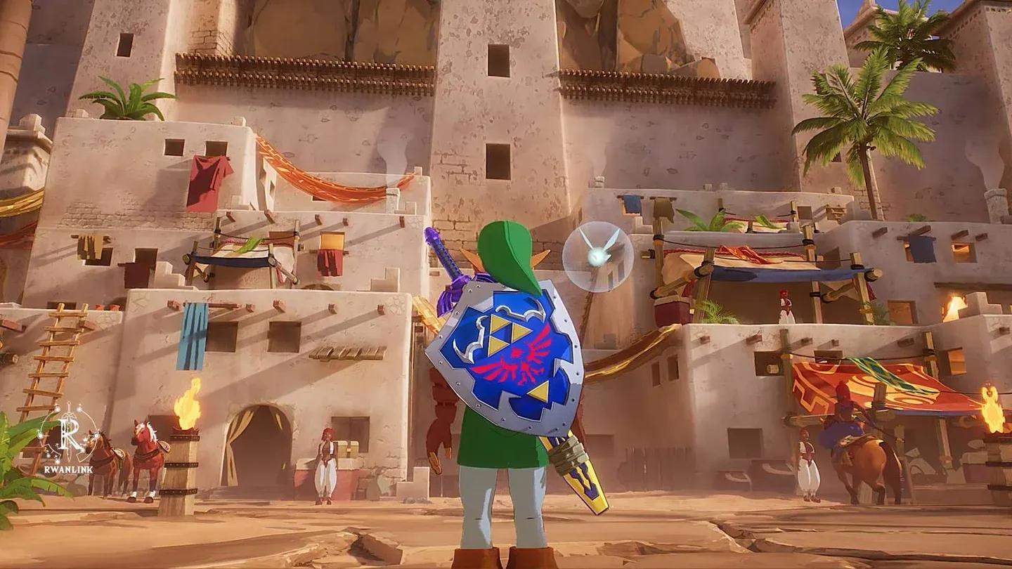 Hyrule Castle Town rebuilt