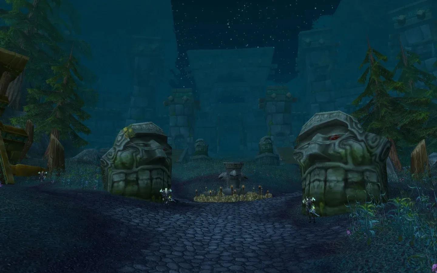 Four Chosen NPCs across Zul'Aman