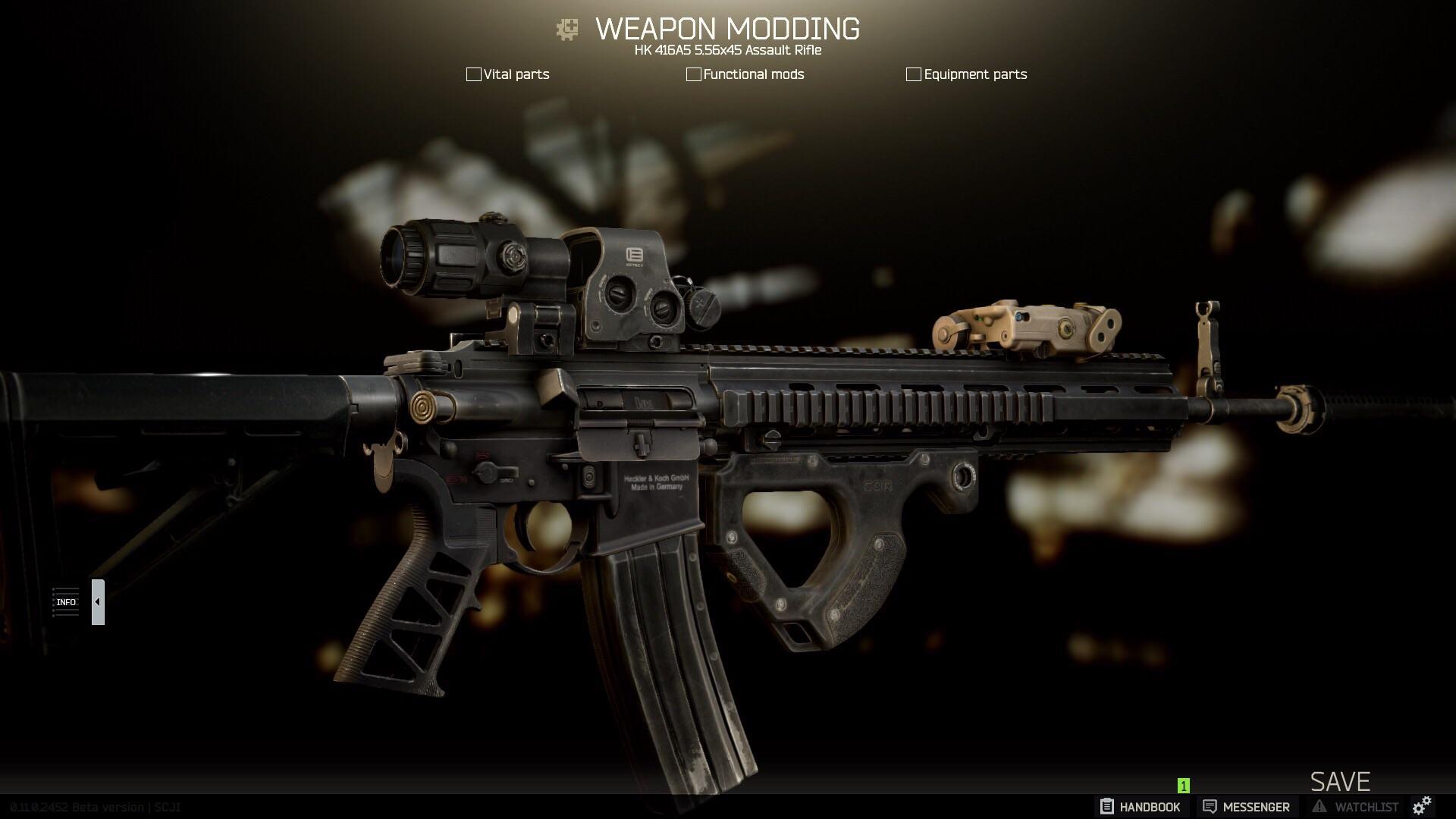Is there a way to remove the front sight from the HK416? :  r/EscapefromTarkov